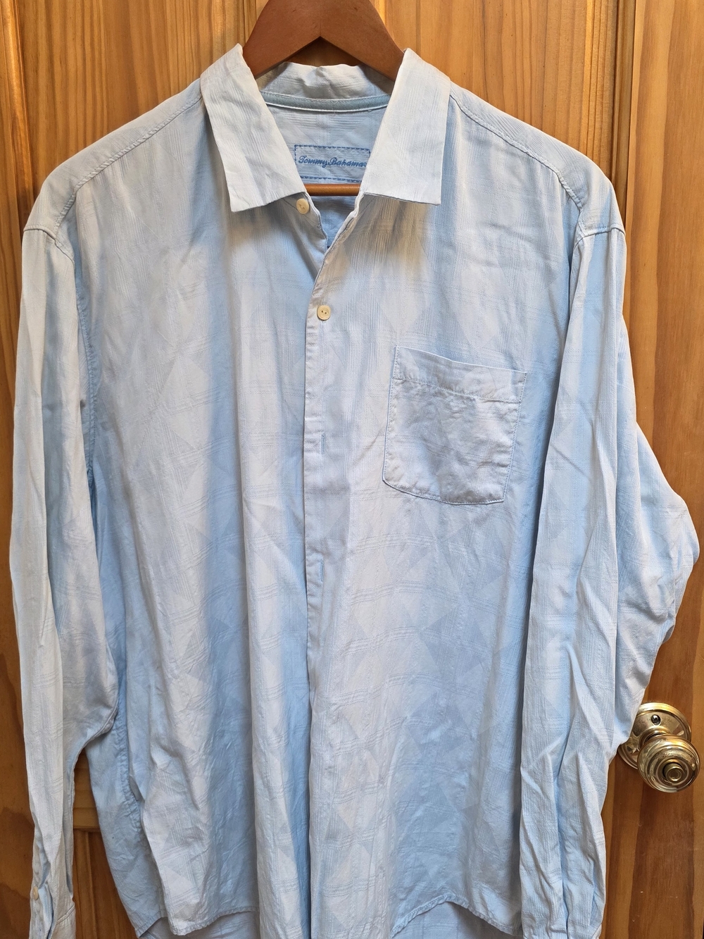 Tommy Bahama Light Blue Long-Sleeve Button-Down Shirt